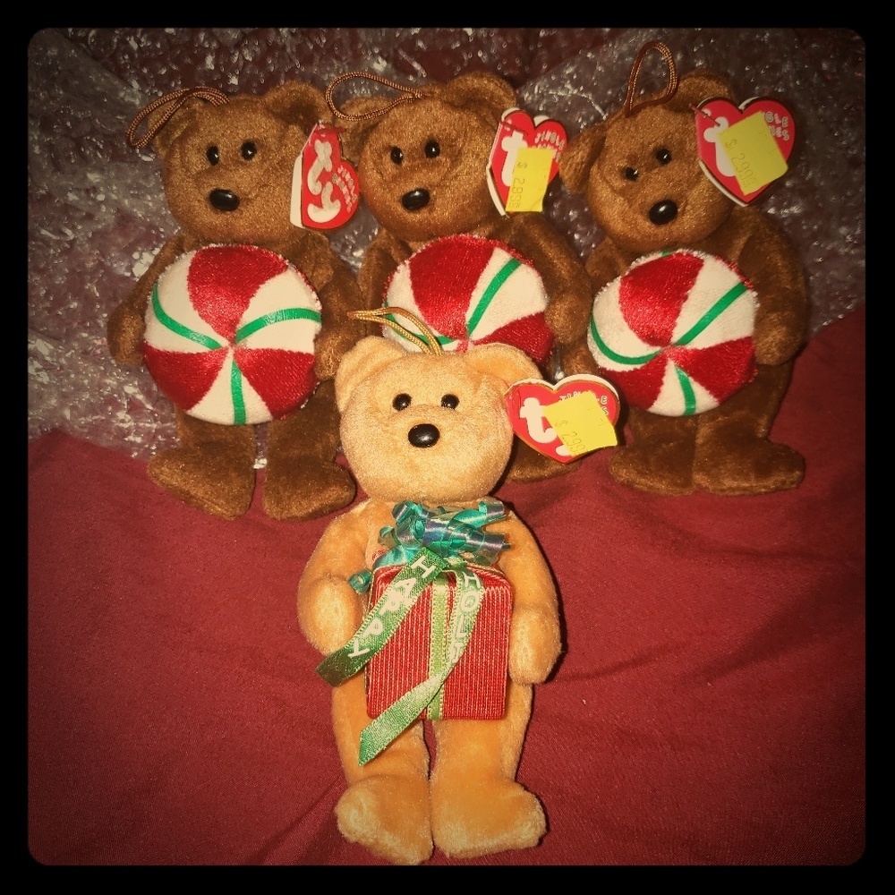 TY Christmas Bears 4/$20